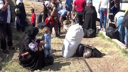Bayramı ülkelerinde geçiren Suriyelilerin dönüşleri sürüyor