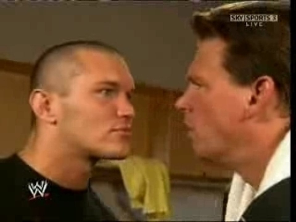 Randy Orton and JBL Backstage