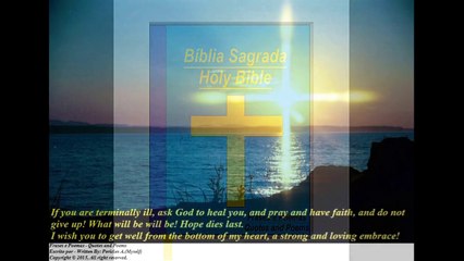 If you are terminally ill, ask God to heal you and cure you! [Quotes and Poems]