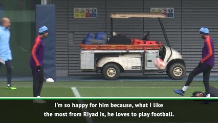 Mahrez isn't happy when he doesn't play football - Guardiola