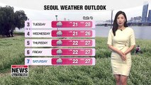 Southern provinces and Jeju receive autumn monsoon rain 090219