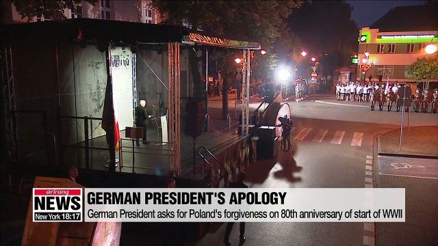 German President asks for Poland's forgiveness on 80th anniversary of start of WWII