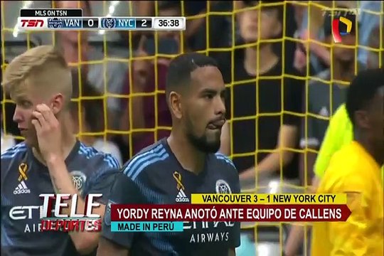 Yordy Reyna marca espectacular gol en la MLS al New York City