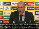 FOOTBALL: La Liga: 3e j. - Zidane : 