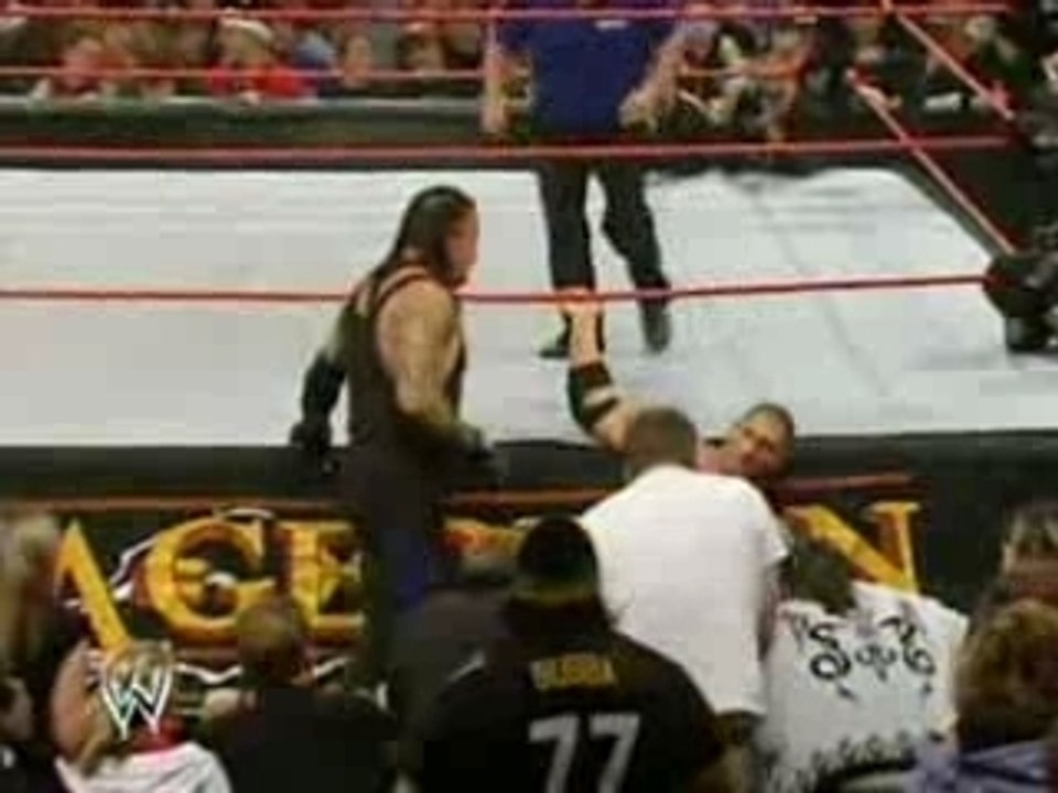 Batista vs undertaker vs edge part1