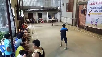 Chung kết cầu lông đơn nam  Tân Ninh - Dân Lí