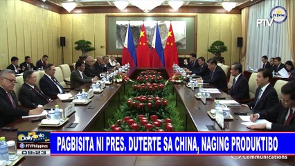 Pagbisita ni Pres. #Duterte sa China, naging produktibo