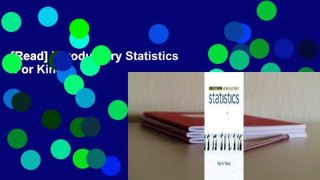 [Read] Introductory Statistics  For Kindle