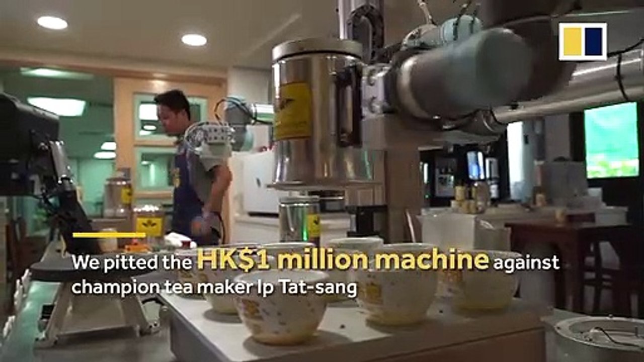Meet the robot brewing Hong Kong style milk tea