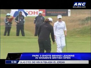 Park 3 shots behind leaders in Women's British Open