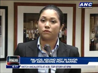 PNoy against pork barrel abolition