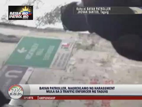 Bayan Patroller reports 'harassment' by Taguig traffic aides