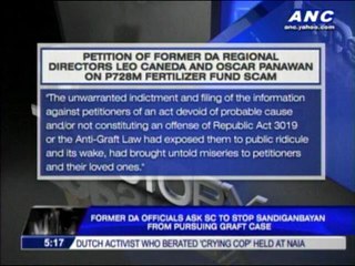 Ex-DA officials want SC to stop graft case