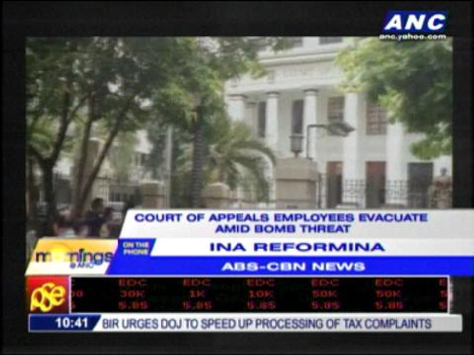 Appellate court receives bomb threat