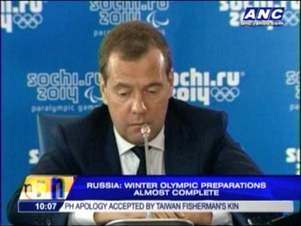Russia: Winter Olympic preparations almost complete