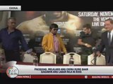 Pacquiao says he's promoting boxing, not China