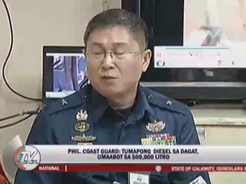 500,000 liters of oil spilled in Cavite