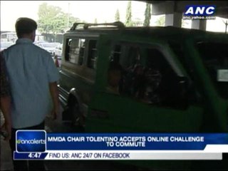 MMDA chief accepts online challenge to ride jeep