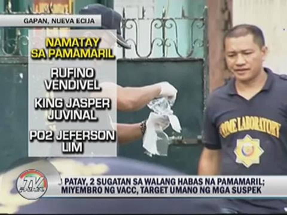 3 dead, 2 hurt in Nueva Ecija shooting