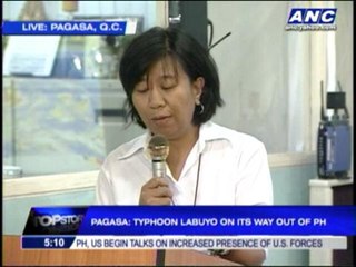 Typhoon 'Labuyo' stronger; 7 areas under Signal no. 2