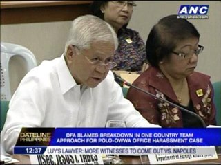 DFA blames breakdown in one country team approach for POLO harassment case