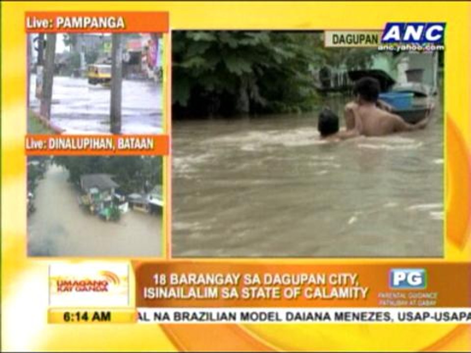 Dagupan homes submerged in floods