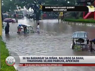Over 10,000 families affected by floods in Binan