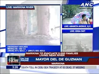 Marikina to evacuate 5,000 families