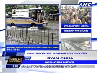 Some areas in Makati still flooded