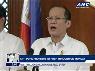 Anti-pork protests to push through on Monday
