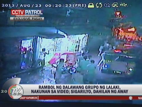 Street fight over cigarettes caught on CCTV