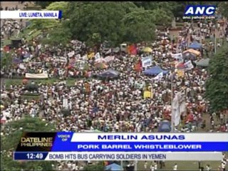 Pork protest turnout makes whistle-blowers weep