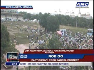 It's like EDSA Dos again, says anti-pork protester