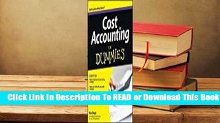 Full E-book Cost Accounting for Dummies  For Online