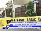 Blast in QC home is work-related, says victim