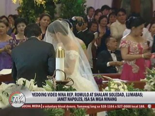 Napoles a 'ninang' at Shalani-Romulo wedding