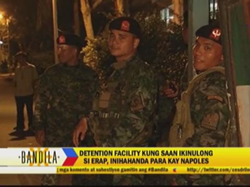 SAF garrison prepared for Napoles transfer