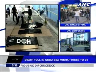 Death toll in Cebu sea mishap rises to 94