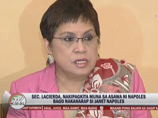 Timetable: How Napoles ended up in Malacañang