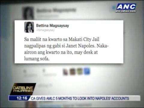 Netizens weigh in on Napoles' detention