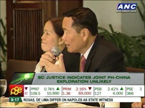 Carpio doubts China joint venture on Recto Bank drilling
