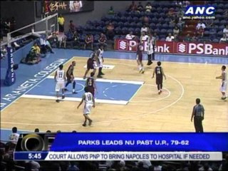 Parks leads NU past UP