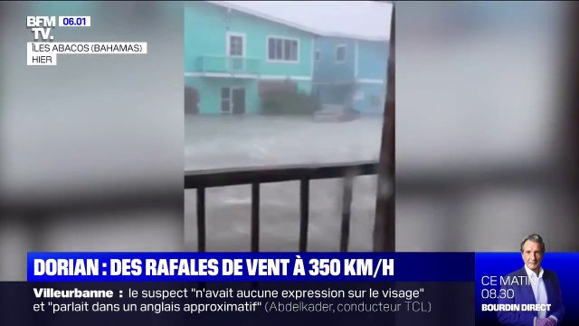 Dorian a frappé les Bahamas avec des rafales de vent atteignant les 350 km/h