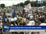 Palace: Groups free to join pork barrel protest