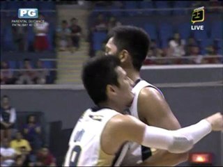 WATCH: Olivares bumps Javillonar near UE bench