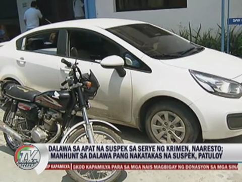 Manhunt on for 2 suspected robbers in Bulacan