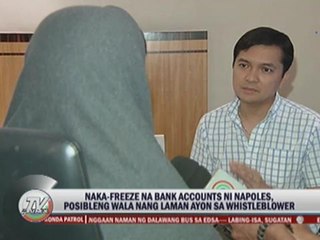 Napoles' frozen bank accounts may be empty: whistleblower