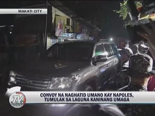 Napoles under tight security in Fort Sto. Domingo