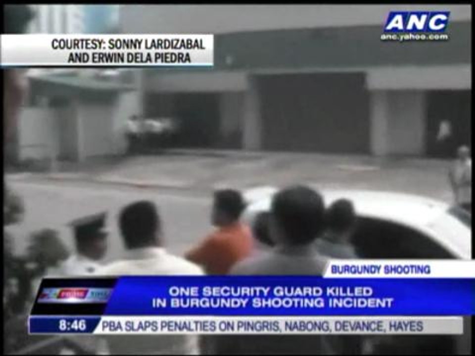 Security guards face raps over Burgundy shooting