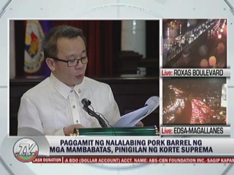 SC issues TRO vs lawmakers' 2013 PDAF